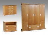 Komplet mebli , drzwi i czoła szuflad gładkie , szafa , komoda, komoda RTV 