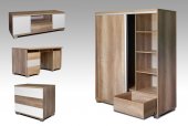 Meble z płyty laminowanej, szafa  ,  biurko , stolik RTV , komoda